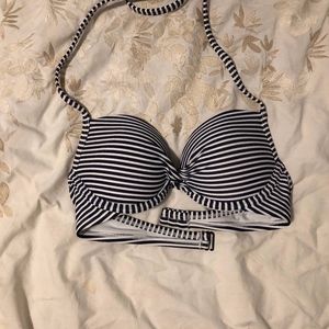 American Eagle push up striped bikini top